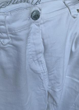 Белые джинсы широкий крой marks&spencer размер м2 фото