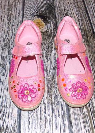 Нові фірмові туфлі для дівчинки, розмір 13