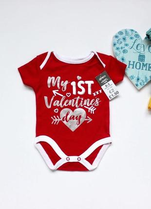 Бодик в день валентина pep&co 0-3 месяцев