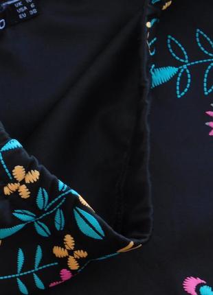 Облегающая юбка с имитацией цветочной вышивки от boohoo7 фото