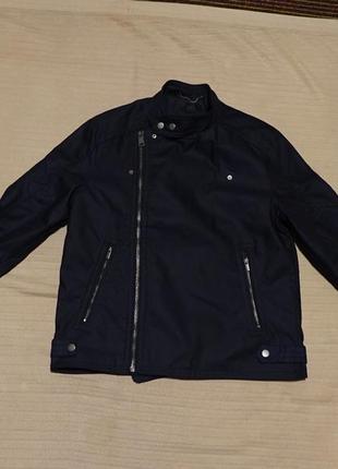 Замечательная короткая черная куртка - косуха Жіноча h&m швеция 54 р.