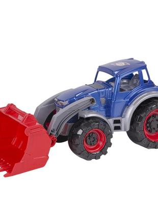 Дитяча іграшка трактор техас orion 308or навантажувач (синій)1 фото