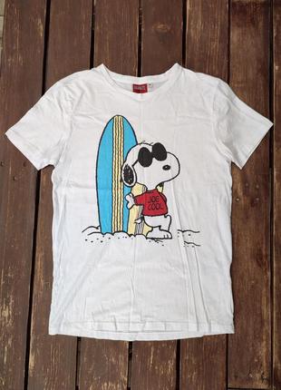 Футболка terranova peanuts joe cool snoopy снупи оф мерч4 фото