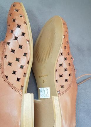 Шкіряні італійські туфлі літні zeta shoes4 фото