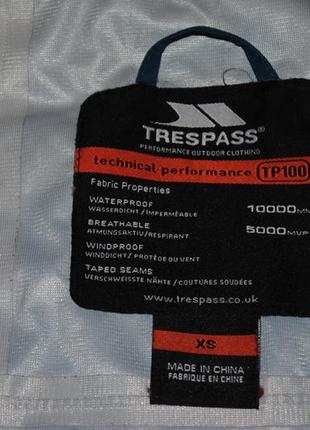 Trespass куртка xs гірськолижна штормівка2 фото