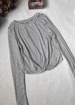 Топ- кофточка в полоску s - размер . стильная