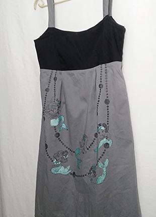 Malahierba, сарафан хлопок платье, made in barcelona1 фото