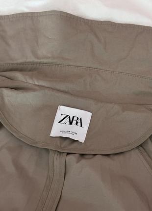 Тренч zara лимитированная коллекция водонепроницаемый7 фото