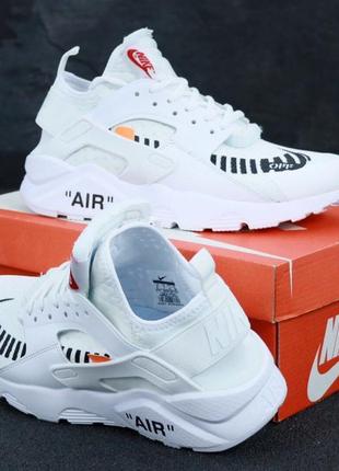 Женские кроссовки nike air huarache off white4 фото