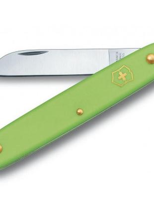 Нож victorinox floral matt green blister (3.9050.47b1)