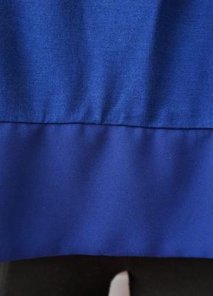 Блуза свободная синяя zara3 фото