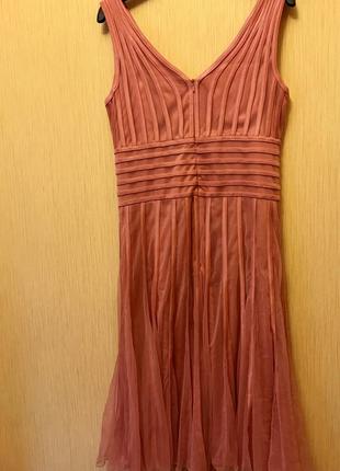 Нарядное платье персикового цвета ри46/48 цена 490 грн6 фото