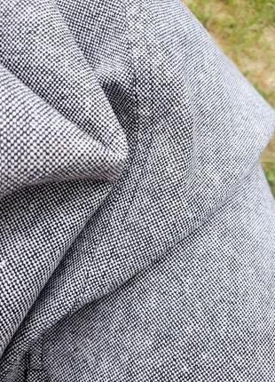 Натуральная юбка миди с карманами юбка трапеция льняная юбка3 фото