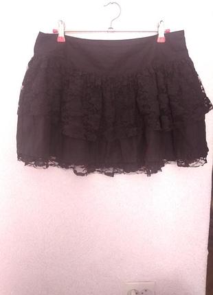 Черная юбка papaya