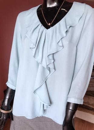 Блуза с рюшем, размер 48-504 фото
