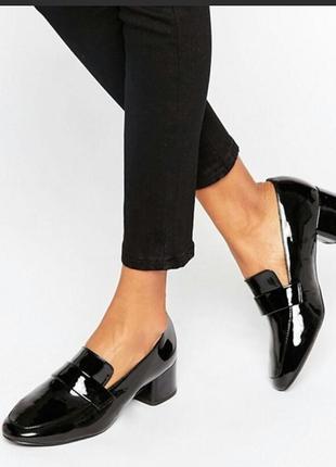 Лаковые лоферы asos2 фото