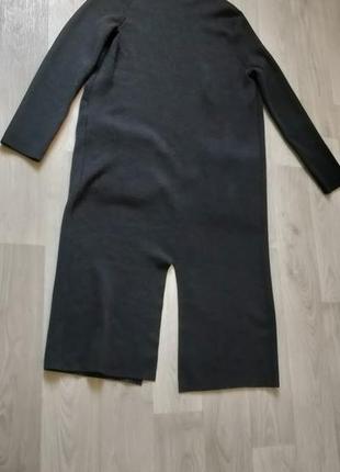 Продам новое женское демисезонное чёрное пальто накидка stradivarius9 фото