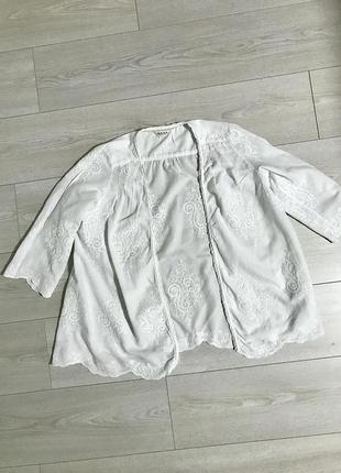 Накидка блуза с шикарной вышивкой2 фото