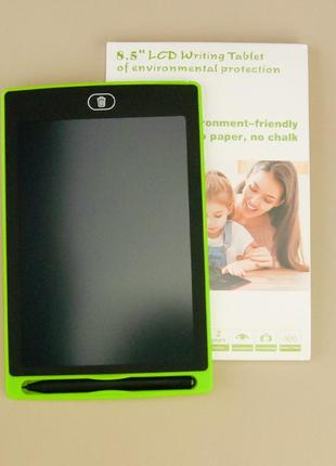 Графический планшет lcd writing tablet 8,5 дюймов зеленый