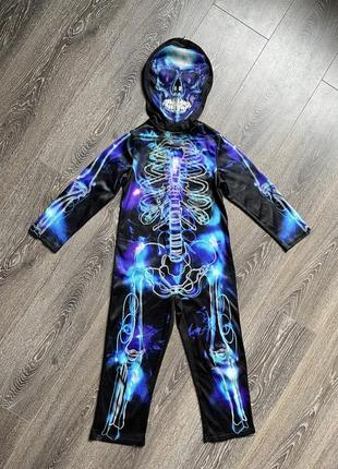Карнавальный костюм скелет 5 6 лет на хеловин
