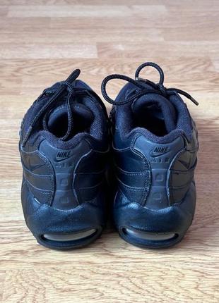 Кожаные кроссовки nike air max 95 оригинал 38 размера4 фото