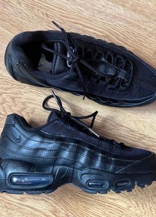 Кожаные кроссовки nike air max 95 оригинал 38 размера5 фото