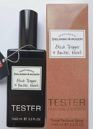 Zielinski & rozen black papper & amber - swiss duty free 65ml