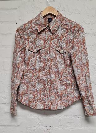 Винтажная коттоновая рубашка