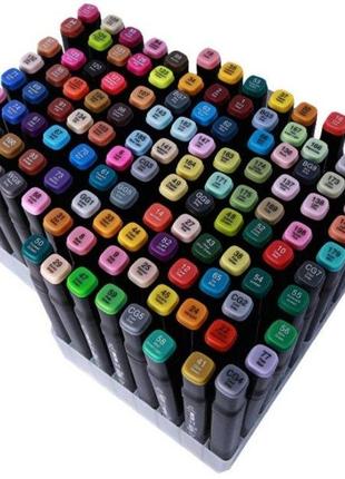 Набір професійних маркерів для скетчингу sketch marker 120 чорного кольору