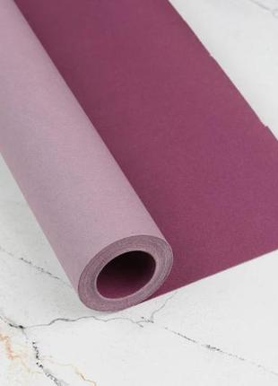 Упаковочная бумага подарочная крафт фиолетовая+сиреневая, рулон 8 м*70 см, плотность 70 г/м²2 фото