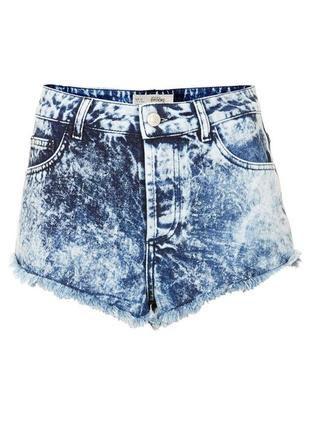 Нові джинсові шорти з бахромою topshop