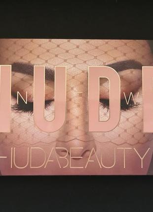 Huda beauty new nude палетка теней