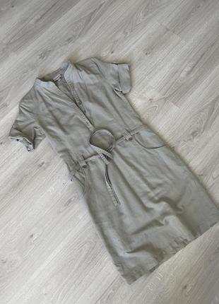 Плаття з натурального льону сарафан2 фото