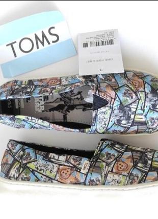 Молодежные стильные кеды от Toms - 37.5 р - оригинал