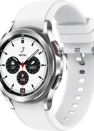 Смарт-часы samsung galaxy watch 4 classic 42mm silver (sm-r880nzsasek)4 фото