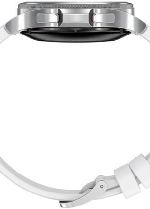 Смарт-часы samsung galaxy watch 4 classic 42mm silver (sm-r880nzsasek)6 фото