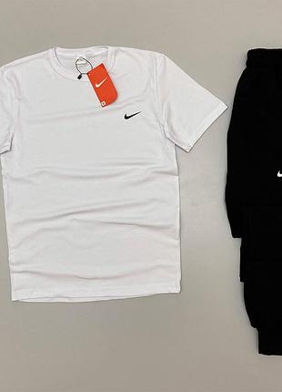 Мужской комплект брюки + футболка найк / nike мужские костюмы
