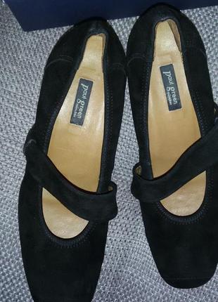 Зручні замшеві туфлі-балетки бренду paul green , розмір  39 (25,5 см)2 фото