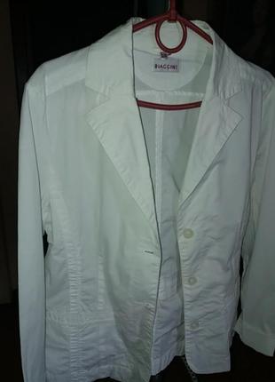 Пиджак белый легкий6 фото