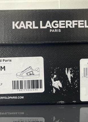 Кеды karl lagerfeld, чёрные кеды karl lagerfeld, chivon sequins lace up sneaker5 фото