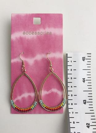 Яркие серьги accessorize 4