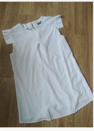 Блузка офісна біла, блуза жіноча, сорочка біла