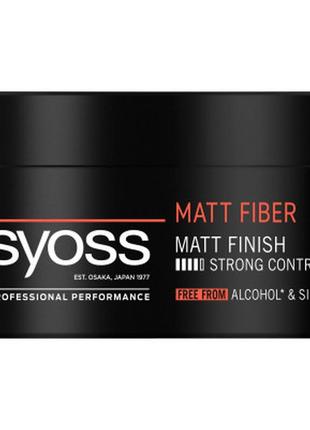 Паста для волосся syoss matt fiber (фіксація 4) 100 мл (9000101208542)