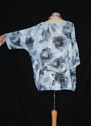 Италия батал свободная блуза летучая мышь кимоно блузка.4 фото