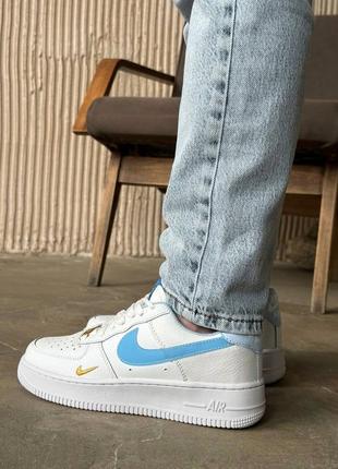 👟 nike air force mini swoosh blue