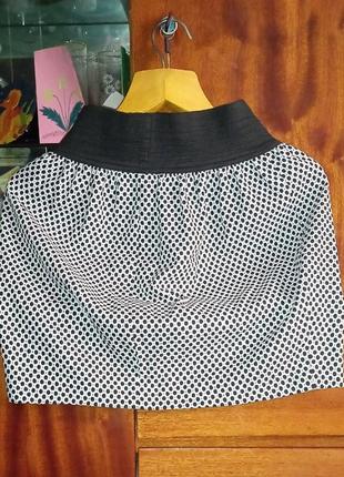 Брендова юбка на широкой резинке zara basic.4 фото