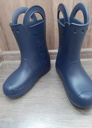 Нові гумові чоботи сапоги crocs, j3, 34 розмір, оригінал3 фото