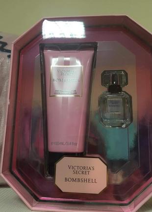 Bombshell набір victorias secret парфуми 7 мл та лосьйон 100 мл