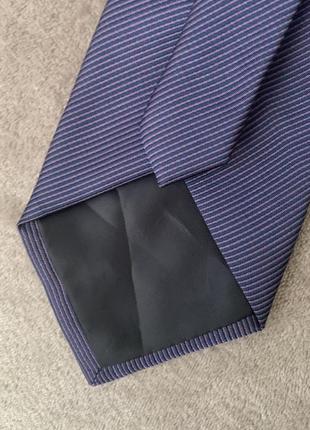 Краватка фіолетовий zantos у тонку смужку3 фото