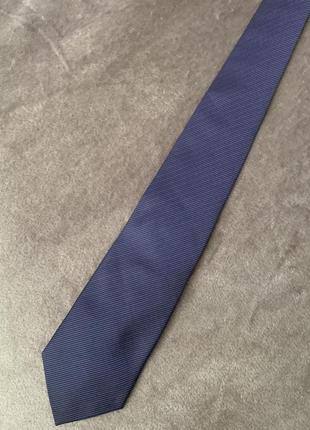 Краватка фіолетовий zantos у тонку смужку2 фото